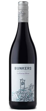 Bunkers Guillotines Shiraz 2020 ausztrál bor
